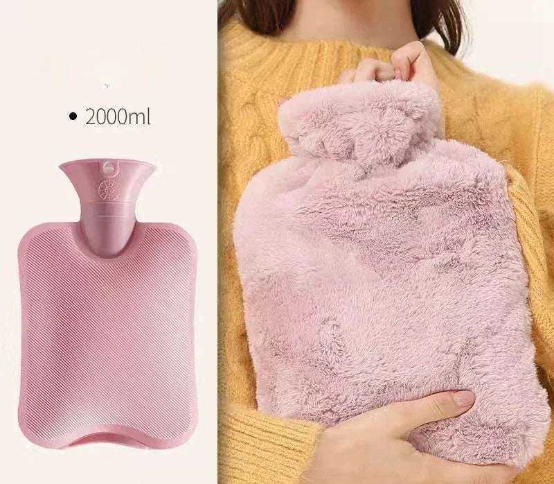 Plush Hot Water Bottle for Comfort - Dad Easy