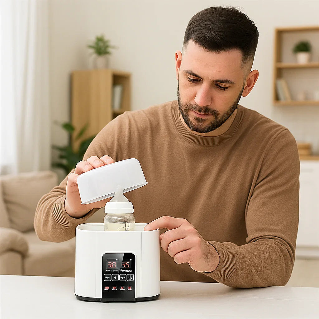 Multi-function Baby Bottle Heater – Dad Edition - Dad Easy 