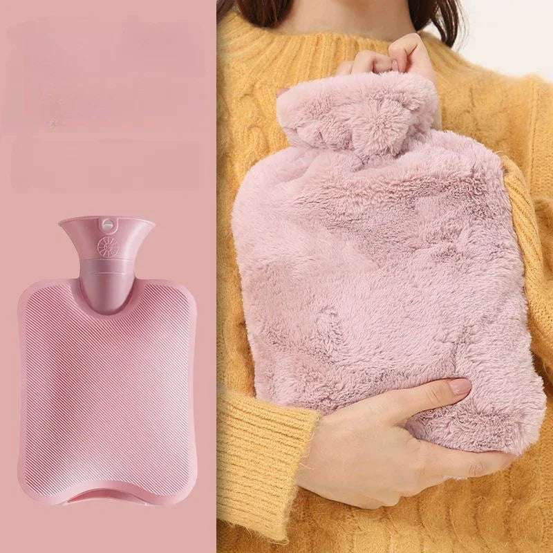 Plush Hot Water Bottle for Comfort - Dad Easy 