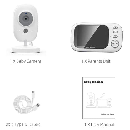 Dad Vision 3.5'' Baby Monitor Security Cam - Dad Easy 